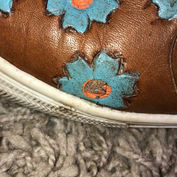 Roper floral Mane Daisies Casual Womens Casual Burnished Tan W Tooled Fl… - Picture 7 of 10